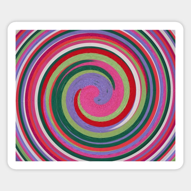 modern bright and vibrant modern swirls Sticker by pollywolly